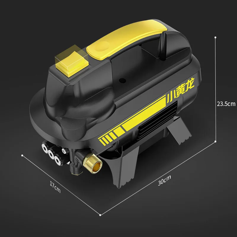1800W 150Bar Pressure Car Washer Portable High Power Cleaner with Foam Spray Water Gun IPX5 Waterproof for Home & Commercial Use