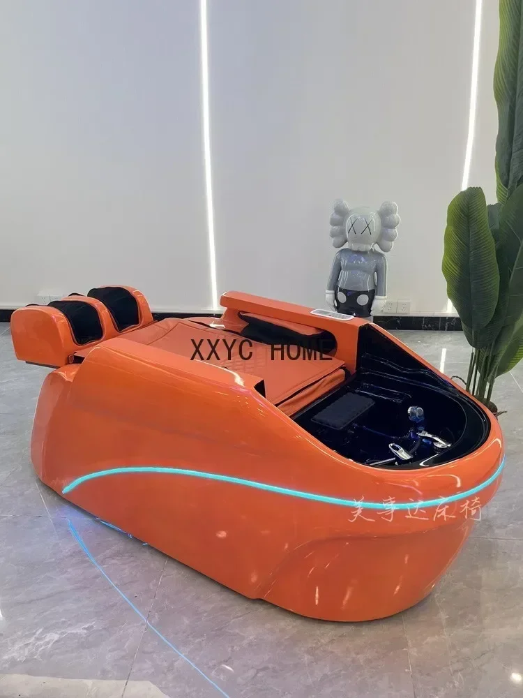 Barber Shop Multifunctional Massage Shampoo Bed
