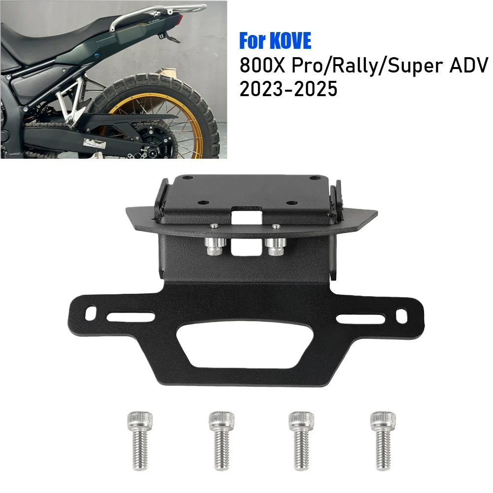 KY800X Tail Tidy License Plate Holder for KOVE 800X 800 X Pro Rally Super Adventure Registration Holder Support Bracket