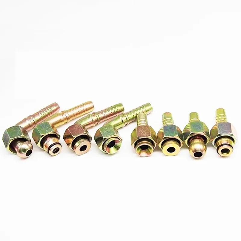 Connecteur de tuyau hydraulique en acier au carbone et Zinc, Joint métrique M12-M64 de 6mm à 51mm avec Joint de Tube, Joint de gaine de Compression