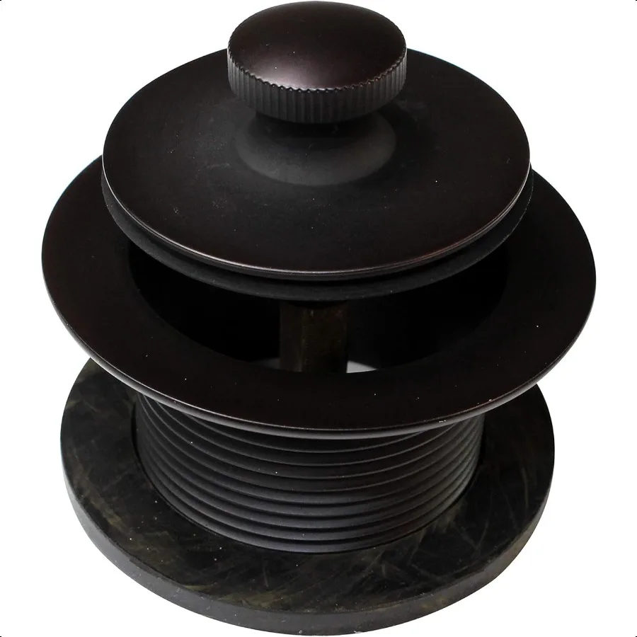 مجموعة حواف حوض الاستحمام الملتفة من Westbrass مع لوحة حماية بفتحة واحدة من البرونز المطلي بالزيت D9412