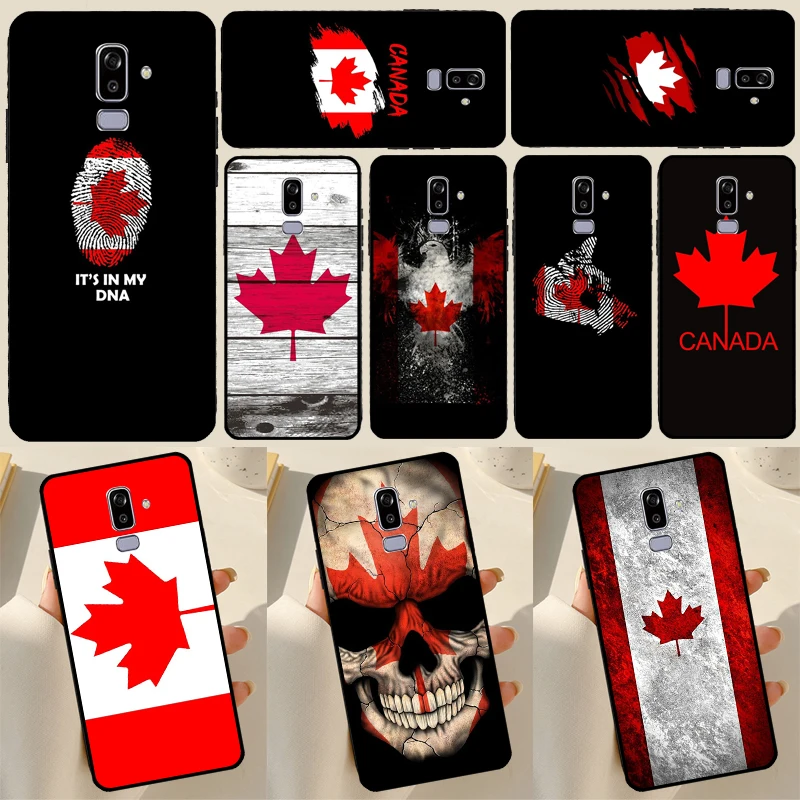 Canada Canadian Flag Case For Samsung Galaxy J1 2016 J3 J5 J7 2017 A3 A5 A6 A7 A8 A9 J8 J6 J4 Plus 2018 Coque