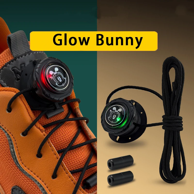 1Pair Illuminated Swivel Buckle Laces Automatic Shoelaces Without ties Children Adults Sneakers Shoelace Shoe Accessories