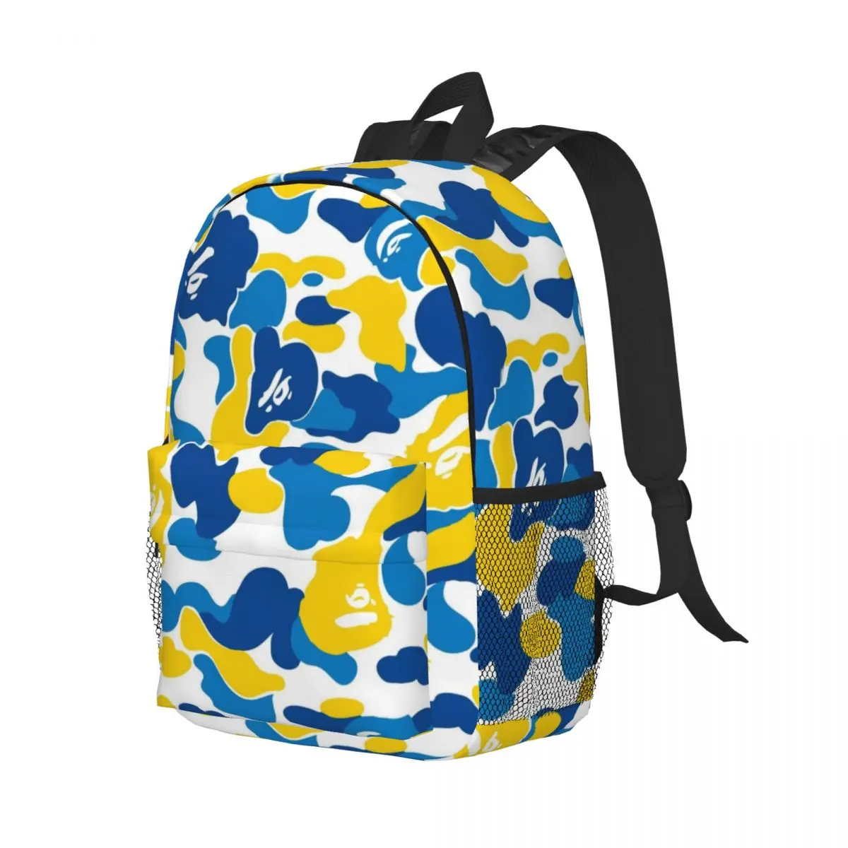 APE-Bape-Sac à Dos Étanche de Grande Capacité pour Ordinateur Portable, Cartable de Voyage, 15 Pouces, Nouvelle Mode