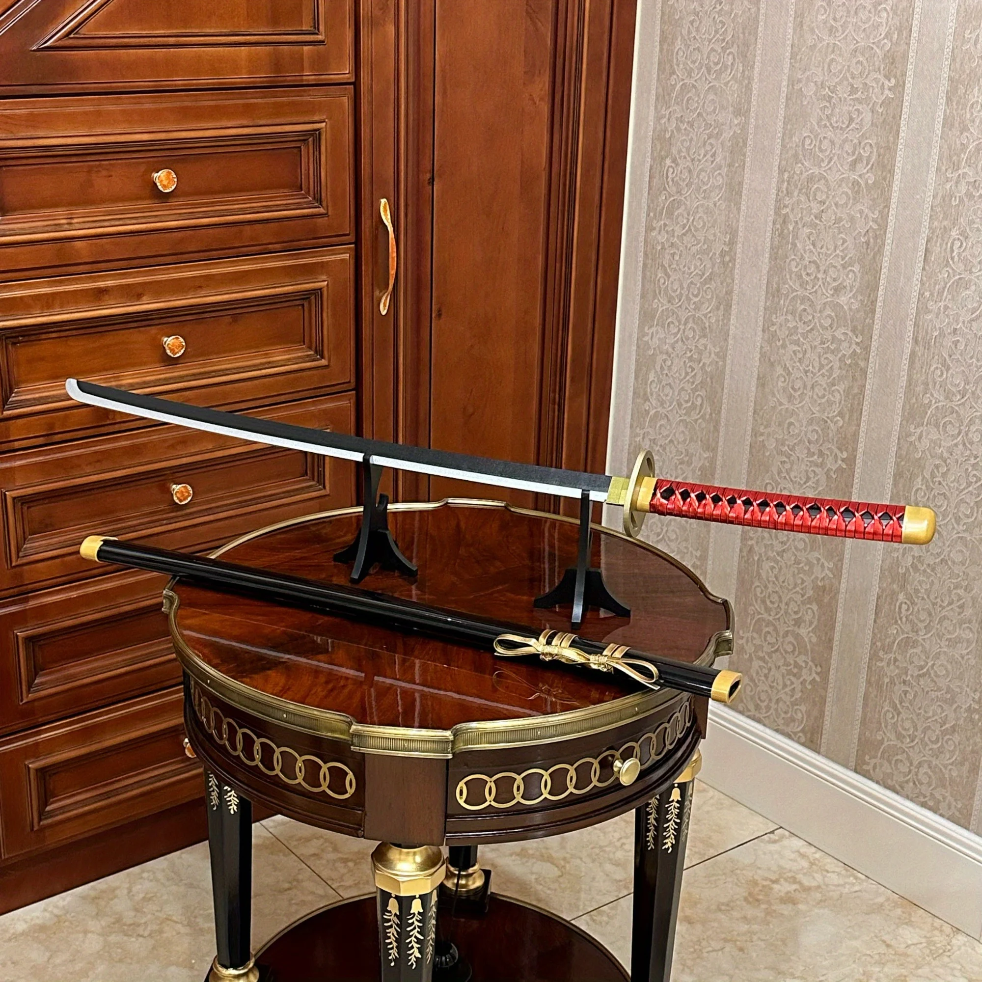 39.3inch Jujutsu Kaisen Okkotsu Yuta Houten Katana Zwaard Sabel Originele Samurai Sabel Ninja Mes Cosplay Accessoires Prop Speelgoed