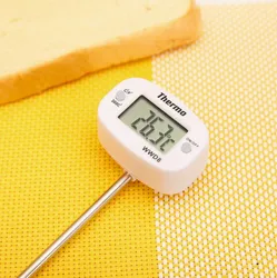 BBQ Thermometer Coffee Food Food Pen Needle Electronic Digital Display Probe Liquid  Kitchen Thermometre BBQ Oil Thermometer