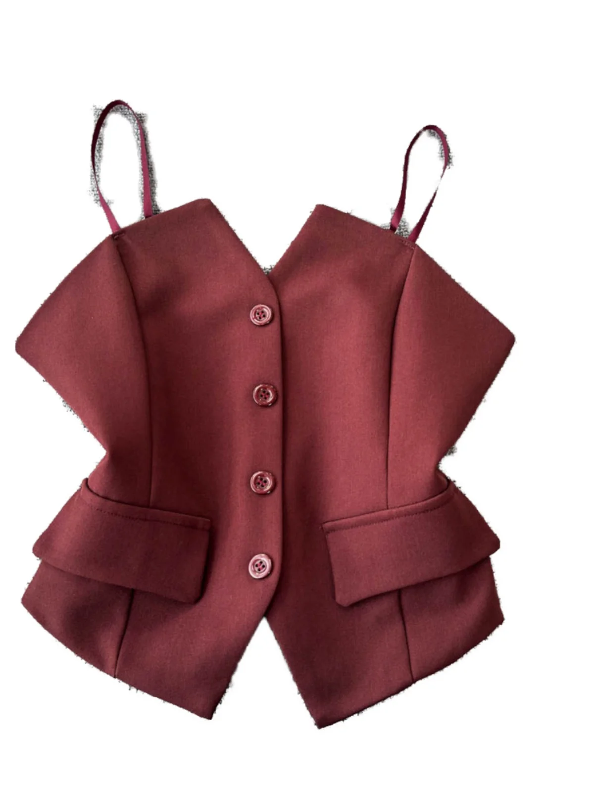 Gilet de costume rétro pour femmes, haut amincissant, Design Sensation, nouveau bouton Sle, longueur Bal ort, pour les déplacements, été