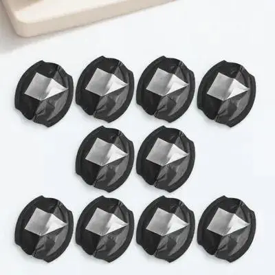 

20pcs Male Sanitary Absorbent Genitals Pad for Adults Black Color Pad Non Washable Discarding Degradable