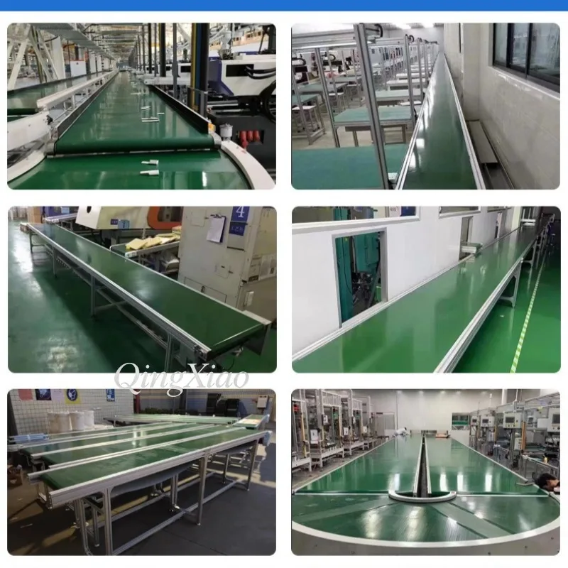 Customized Conveyor Belt Express Logistics Conveyor Small Inclined Injection Molding Machine Transport Belt Conveyor Deposit