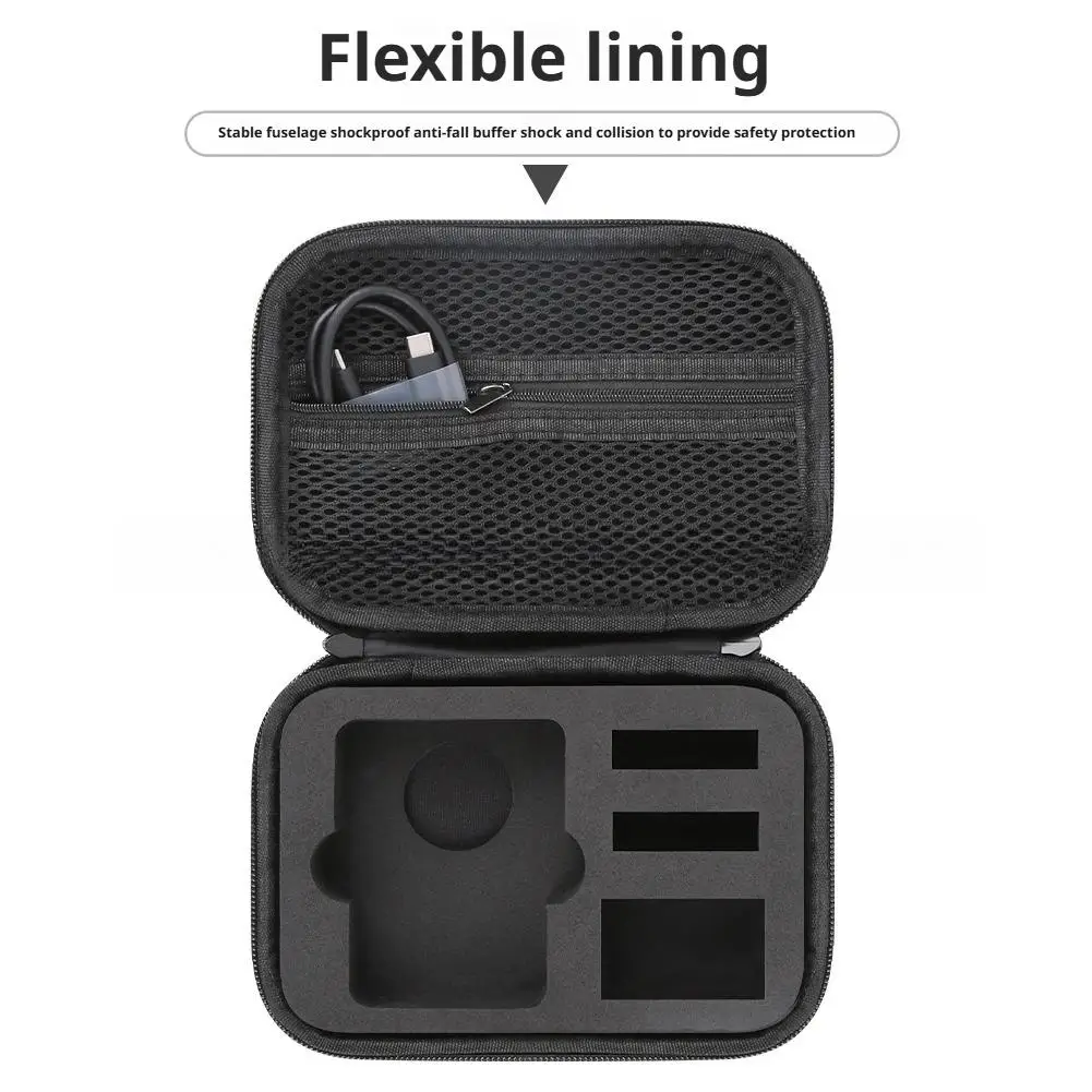 Mała torba podróżna na akcesoria do kamery, organizer, uniwersalny twardy futerał do przechowywania akcesoriów do kamery DJI Osmo 360