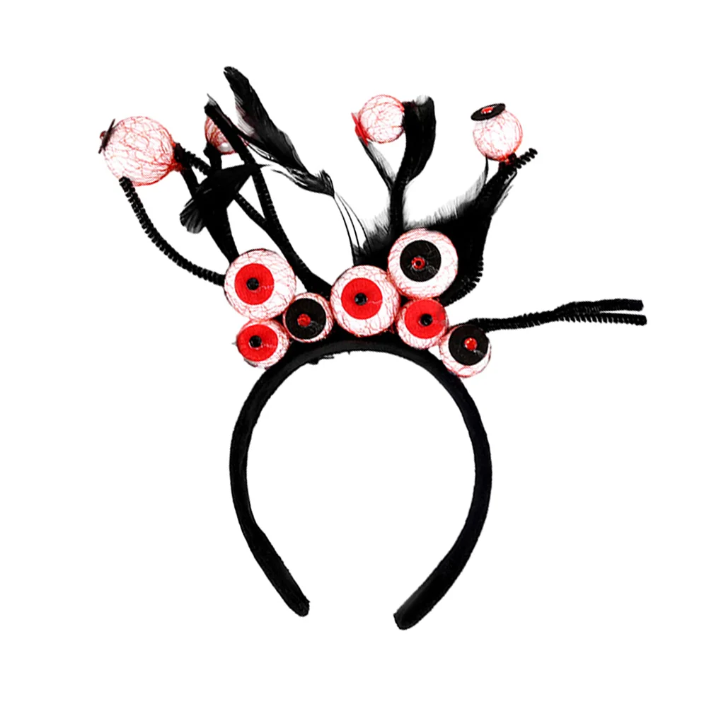 

Halloween Headband Eyeball Boppers Headbands Horror Eyeballs Festival Party Spider Web Cosplay Headgear