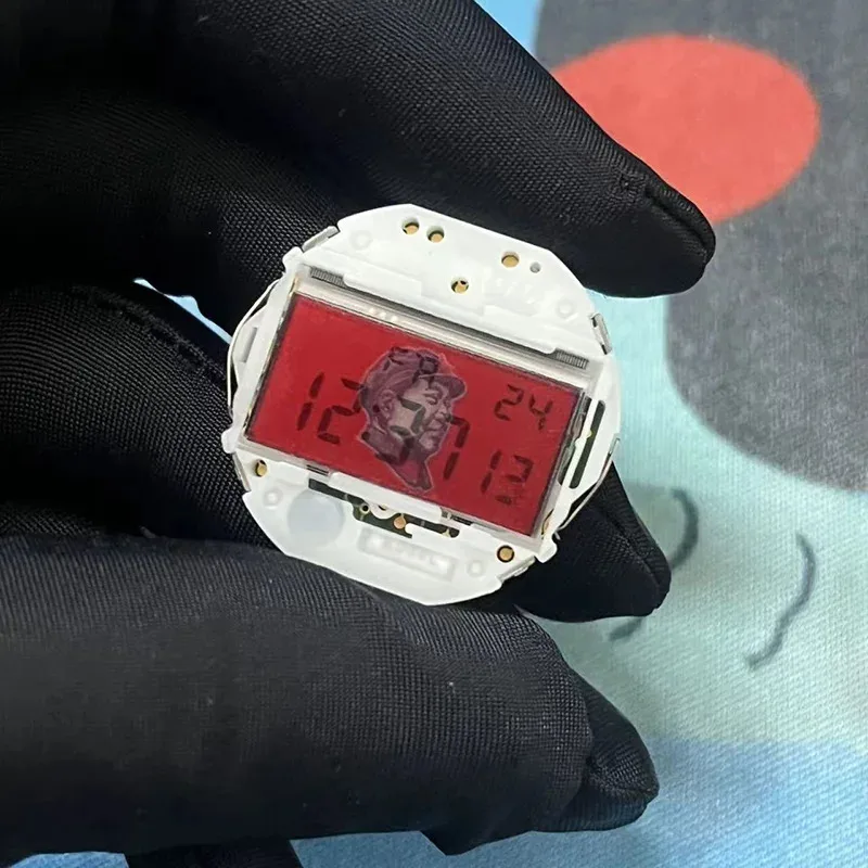 2 шт., маленькая квадратная пленка в стиле ретро, модифицированный цвет экрана, наклейка «сделай сам», пленка F91, аксессуары для Casio F-91W-A158W-A159