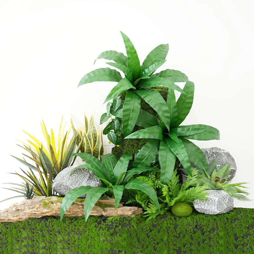 السرخس الاصطناعي الكبير مع 12  - مراجعة Bonsai Garden Entrance وسعره
