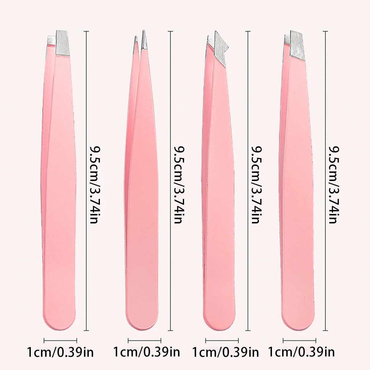 Professional Tweezers Set Perfect For Eyeblogger Hair Removal Splinter Highly Polymerization No Split Ends And Relaxing To Remov