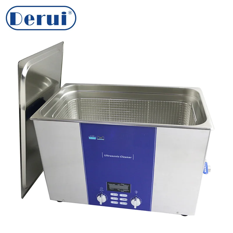 Limpiador ultrasónico por vibración de 28L con máquina de limpieza y calefacción con temporizador, utilizado para laboratorios electrónicos