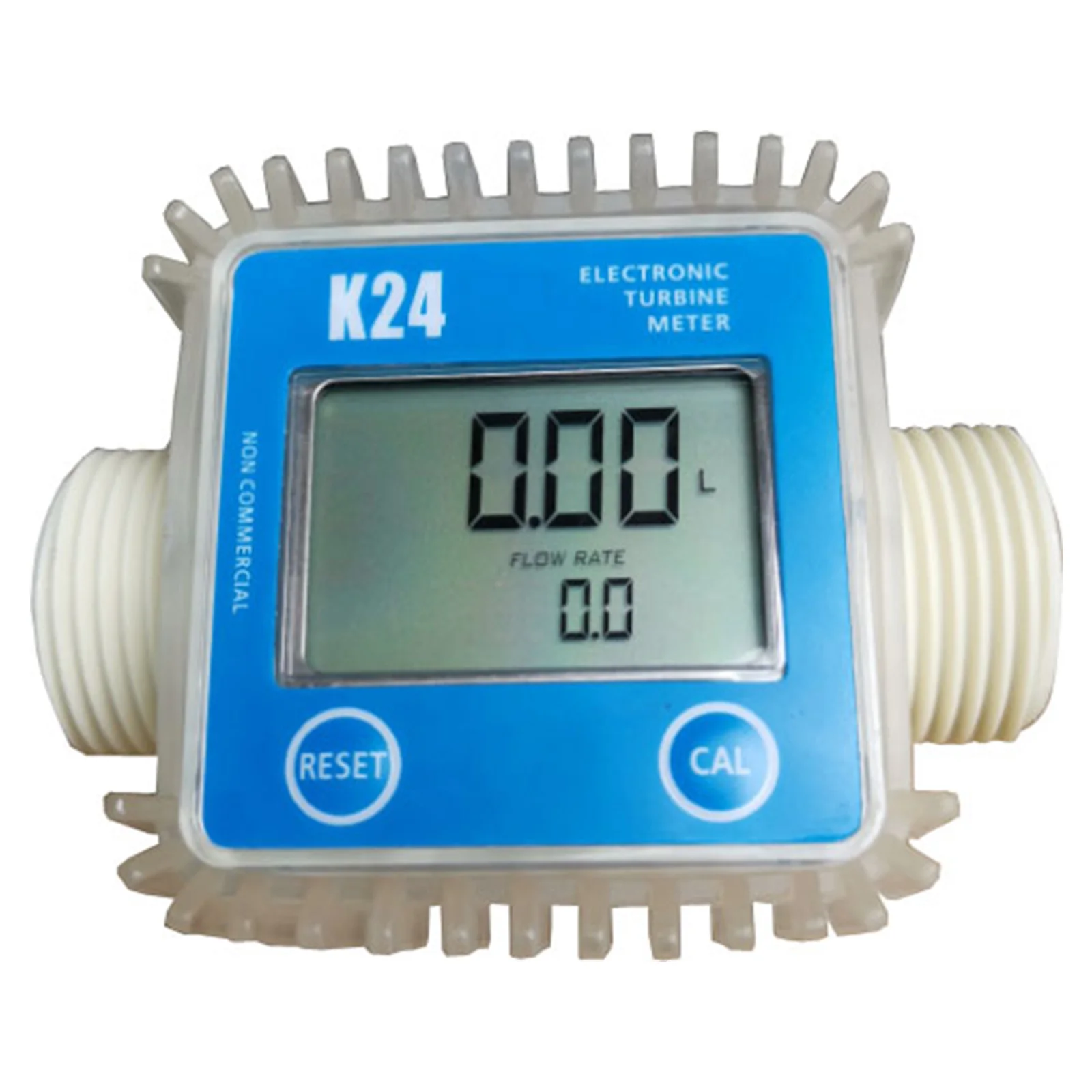 

K24 Digital Turbine Diesel Oil Fuel Flow Meter Gauge LCD Fuel Flow Meter Chemicals Water Sea Liquid Flow Meters Measuring Too