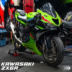 For Kawasaki Ninja ZX-6R ZX6R ZX 6R 2024 2025 2026 Motorcycle Windshield Windscreen - Double Bubble Wind Deflectors Double Shiel