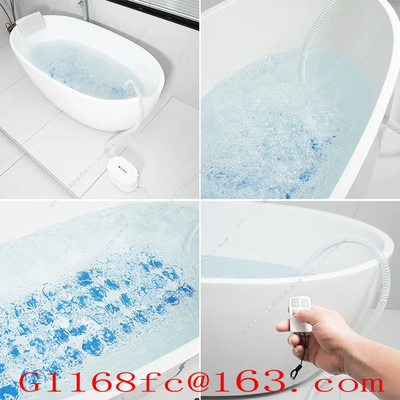 ESEU Home Bath Machine SPA Bubble Heating Massage Pad Wireless Remote Control Bathing and Spa Part