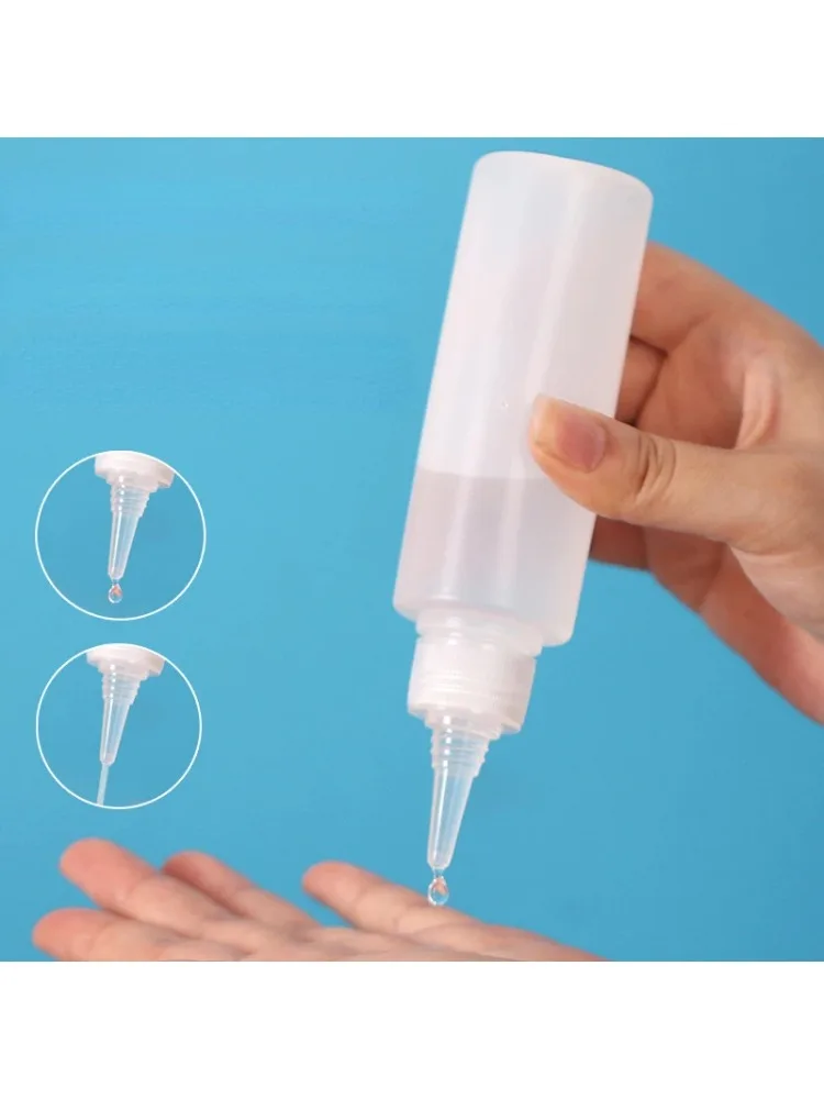30/60/100ml Leere Plastikflaschen mit Schraubverschluss, Quetschflaschen für Flüssigkeit, Tinte, Öl, Tropfflaschen, Pigmentbehälter, Nachfüllbare Flaschen