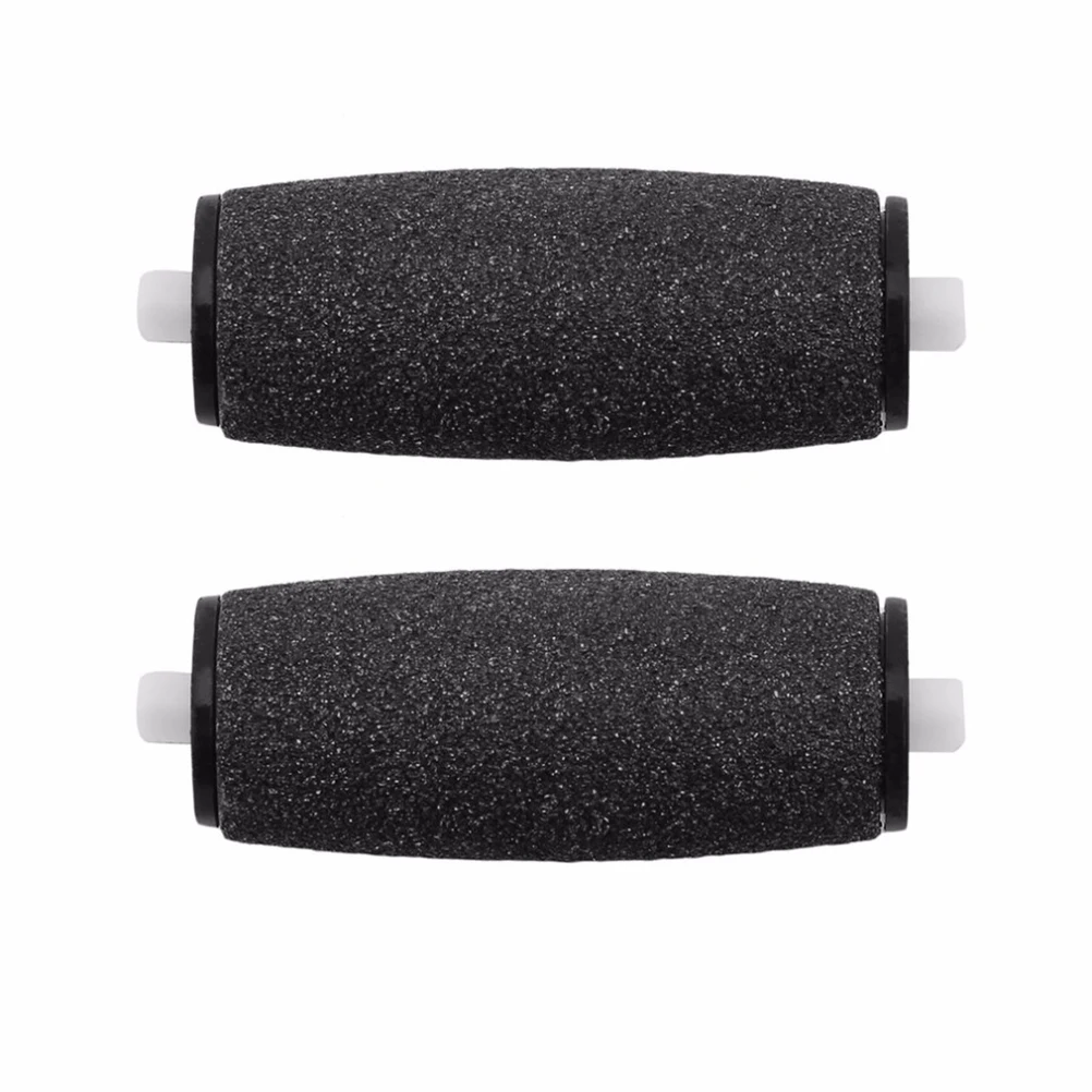 

2pcs Replacement For Foot Pedicure Machine Durable Grinding Material Smooth Skin Remover Pedicure Replacement Roller Heads Foot