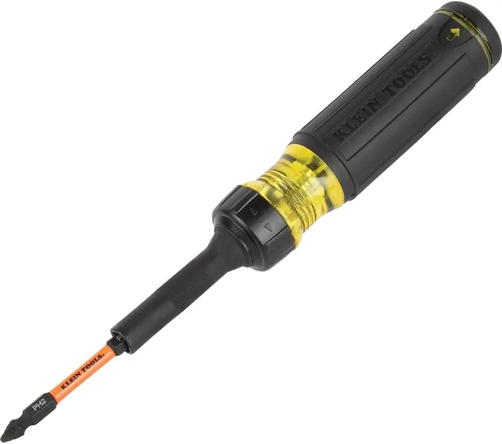 

13-in-1 Ratcheting Screwdriver with Impact Bits and Nut Driver, Multi-tool for DIY Projects