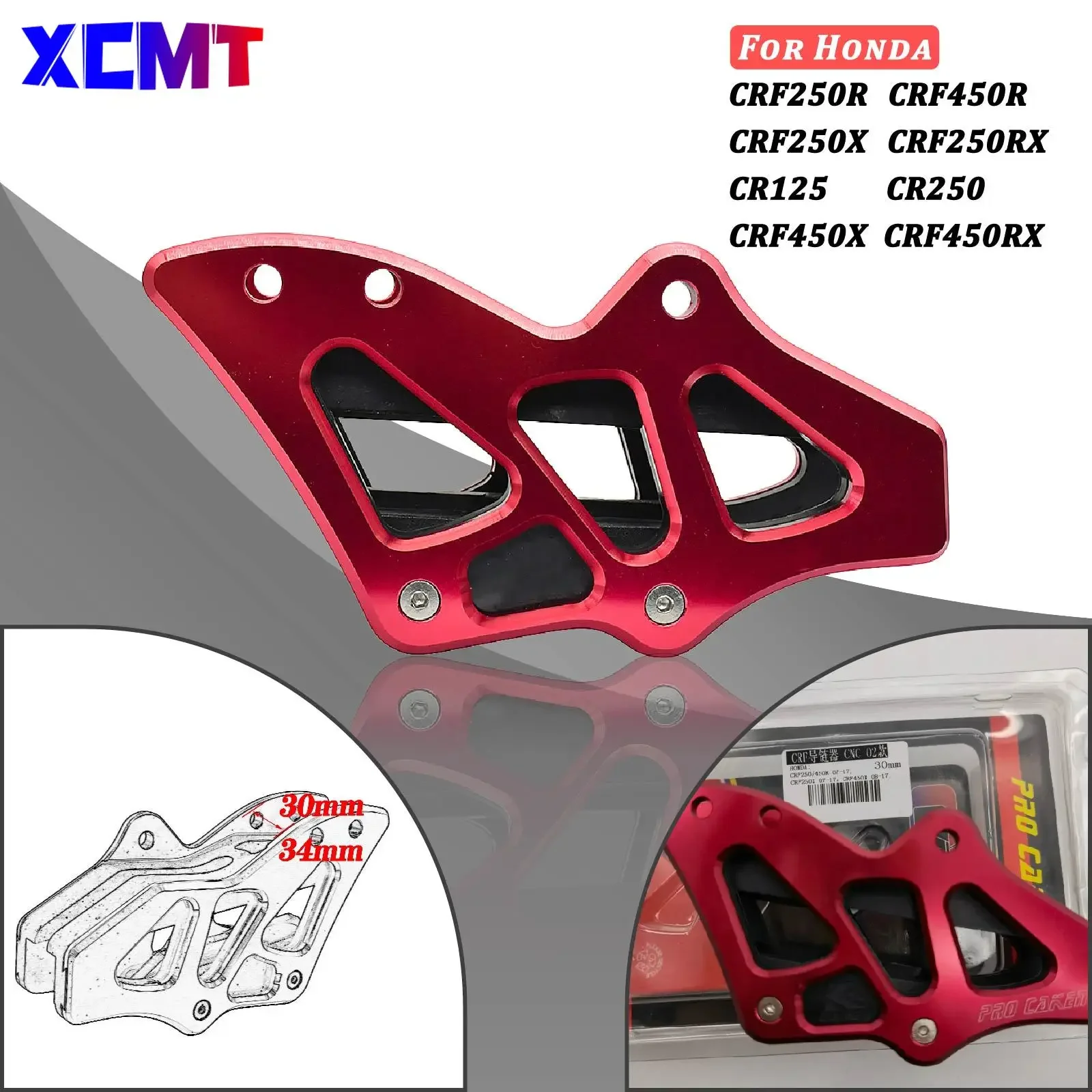 

Motocross Chain Guide Guard Protector Cover For Honda CR125 CR250 CRF250R CRF450R CRF250RX CRF450RX CRF450X CRF450L CRF 250R 450