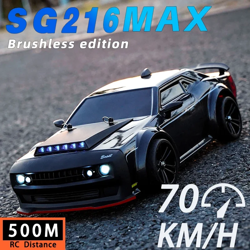 1:16 With LED Light Four-Wheel Drive Electric High-Speed Racing Car SG216 PRO/MAX Remote Control Car Remote Control Car Toy Gift