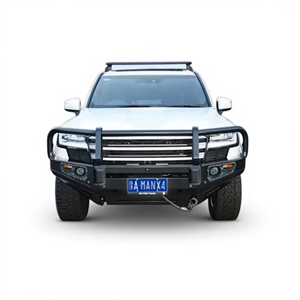 Manx4 Lc300 Powder Coating Bull Bar Steel Front Bumper For Lc300