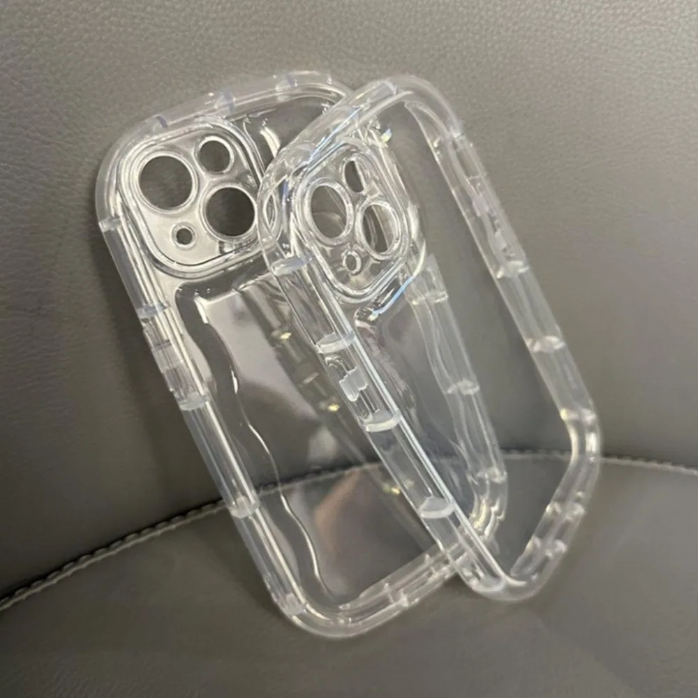 Luxuriöse transparente Seife-weiche Handyhülle für iPhone 17, Air 16, 15, 14, 13, 12, 11 Pro Max Plus 17 Pro, Kameraschutz, Airbag-Abdeckung – Detail 11