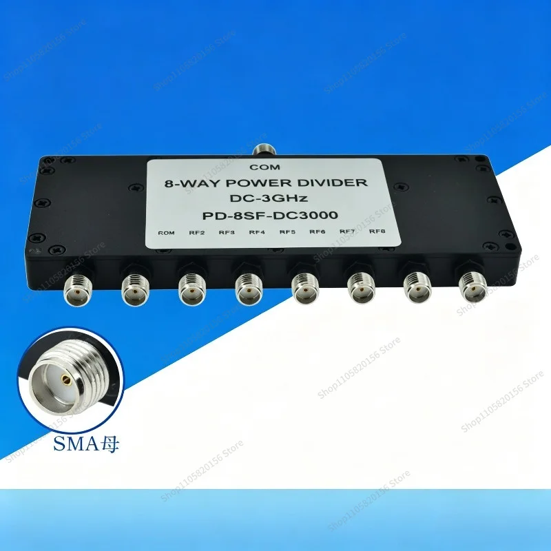 For SMA Power Divider 1/2/4/8 Way 380-2700MHz 2.4G GPS WiFi Power Splitter Combiner Low Loss