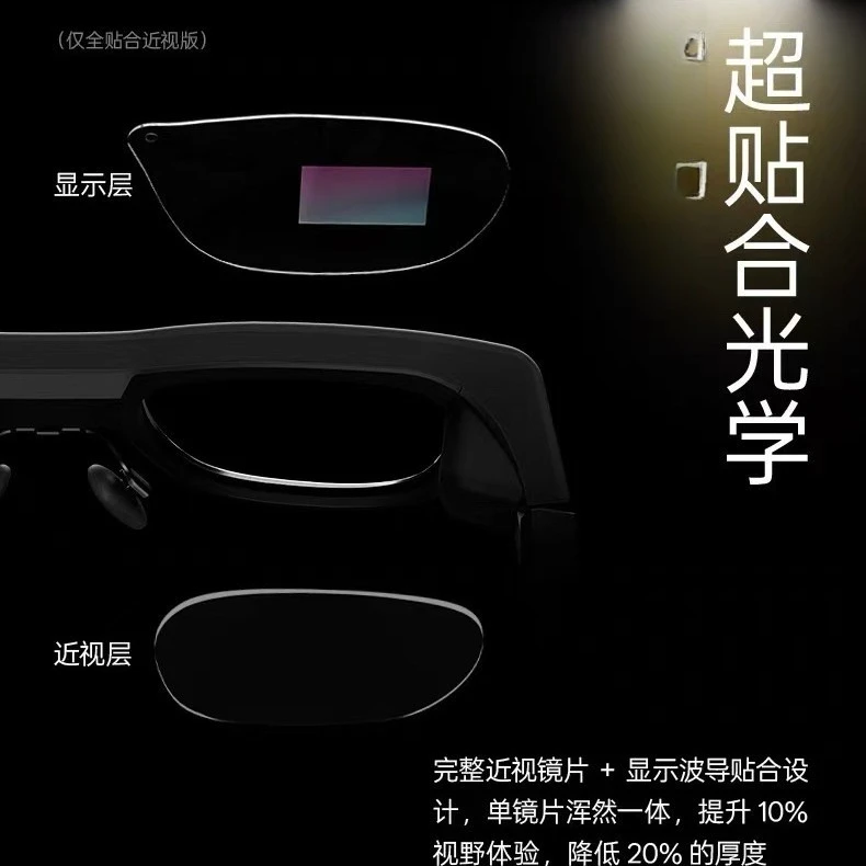 Concept AI Glasses True Wireless Binocular Full Color Display AR Glasses Translation Glasses
