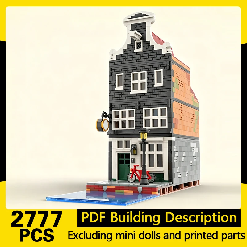 

City Street View Model MOC Building Bricks Irish Large Pub Modular Technology Gifts Holiday Assemble Children Toys Suit