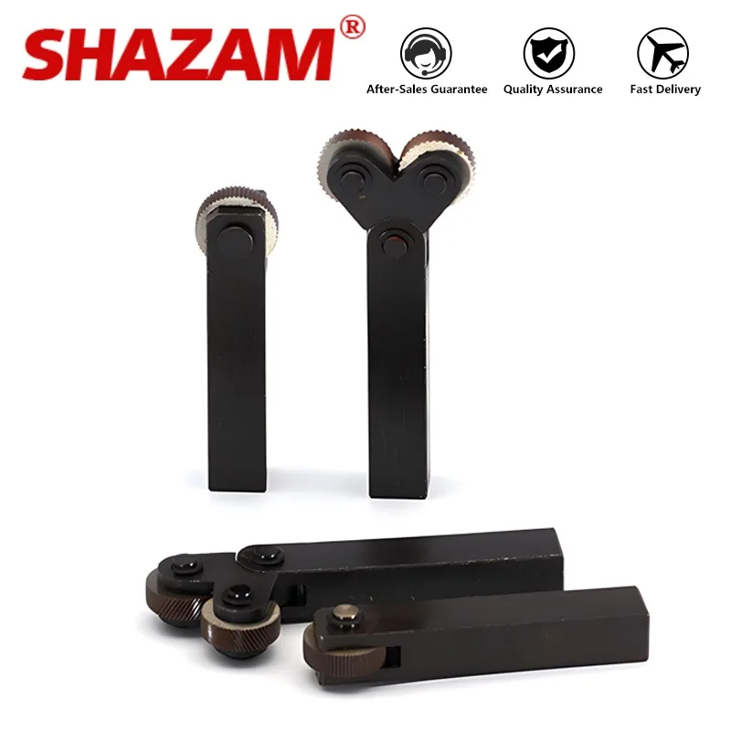 SHAZAM 1 Set Knurling Tool 0.5mm-2.5mm Straight/Mesh Knurling Cutter Lathe Cutter Machine Tools