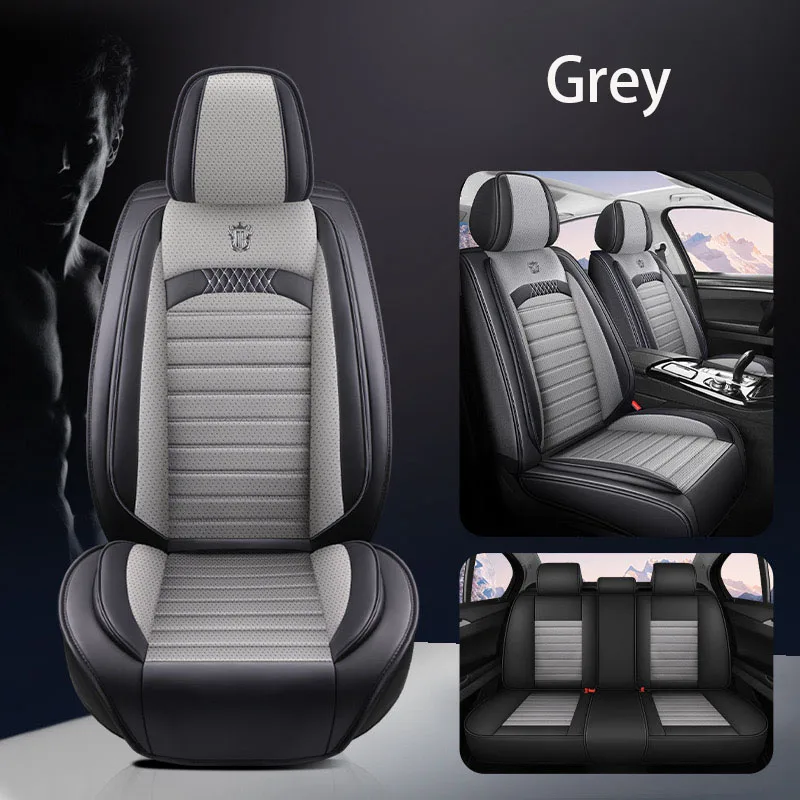 Universal Leather car seat covers For Volkswagen C-TREK CC ID.4 CROZZ ID.7 VIZZION all car model accessories Vehicle supplies