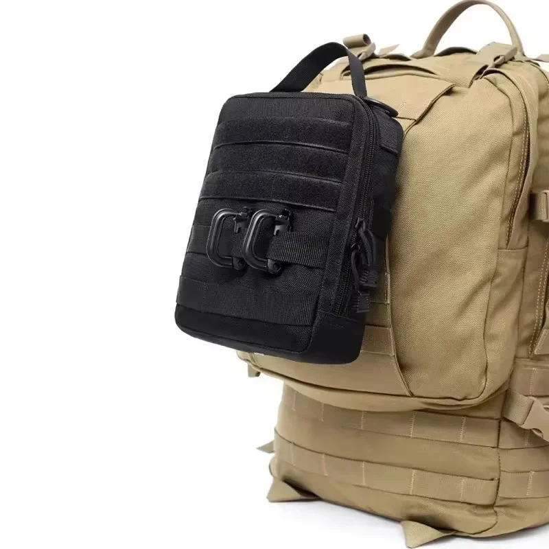 Tactical Outdoor Medical Gear Bag with Molle Straps for Hunting, Camping, and Survival Equipment Storage - view 2