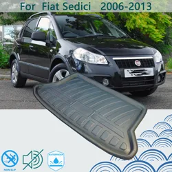 For Fiat Sedici Hatchback 2006-2009 2010 2011 2012 2013 Car Rear Boot Cargo Liner Tailored Trunk Mat Floor Tray Carpet Protector