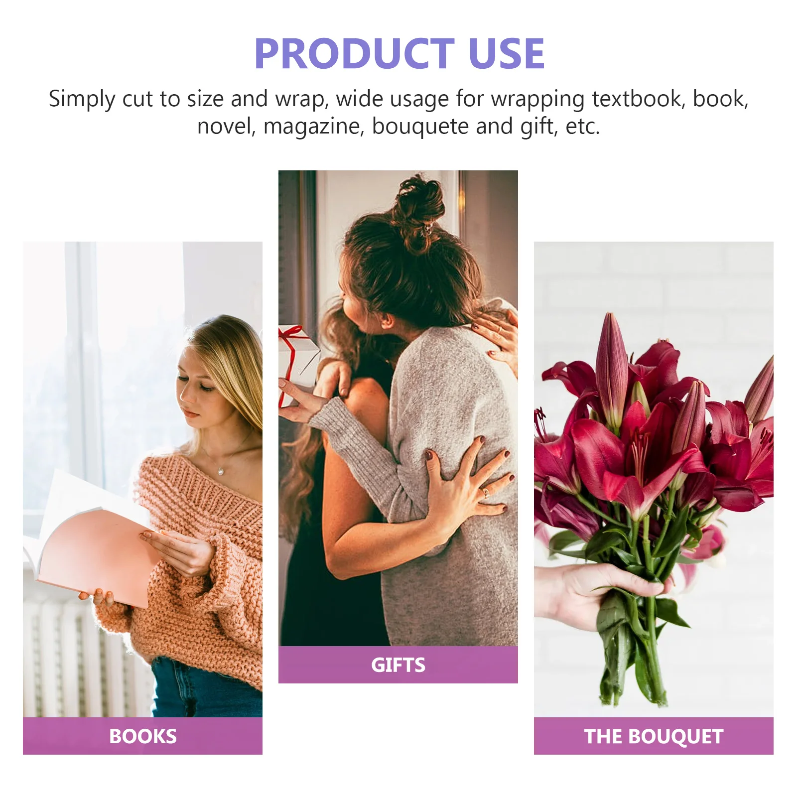 

1Pcs Rainbow Foil Wrapping Paper Glossy Finish for Gift Box Flower Arrangement Magazine Cover Christmas Anniversary Keepsake