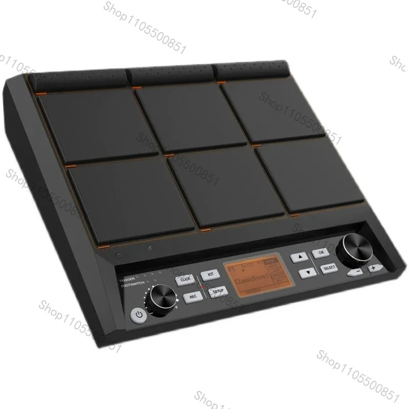 PD705 Drum Pad - Portable Sampling Pad with 1000+ Sounds, USB MIDI, Battery Powered for Live Performance