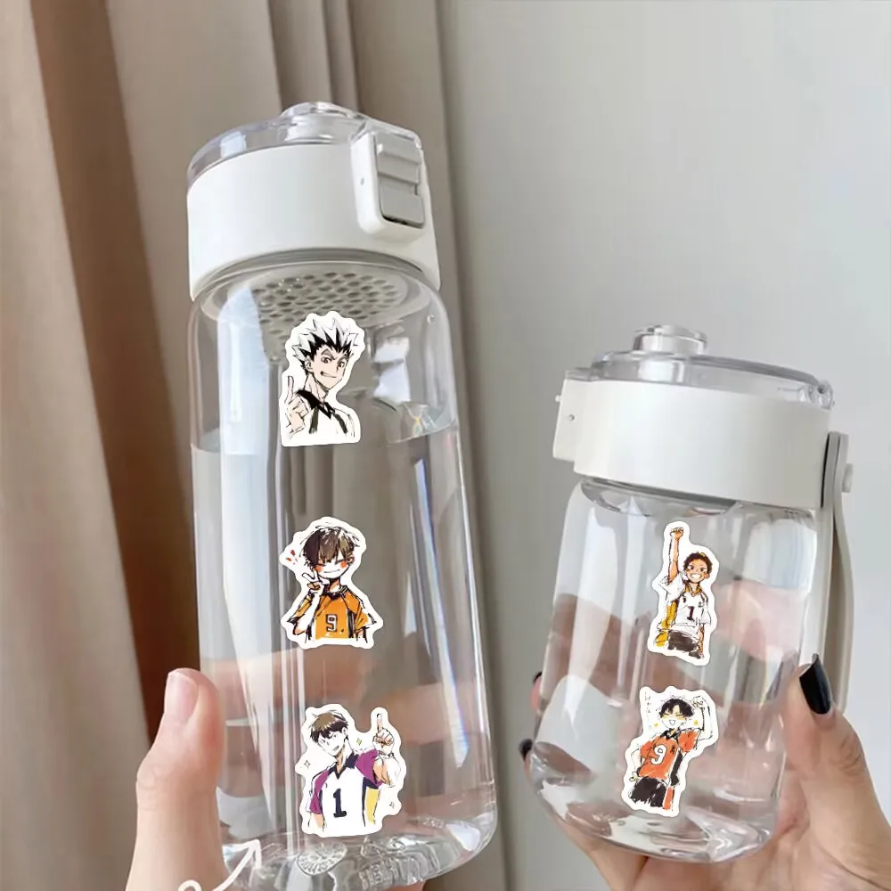 206 "하이큐!!" 베스트셀러 크리에이티브 인스 만화 귀엽고 재미있는 장식용 물컵 플래너 방수 스티커