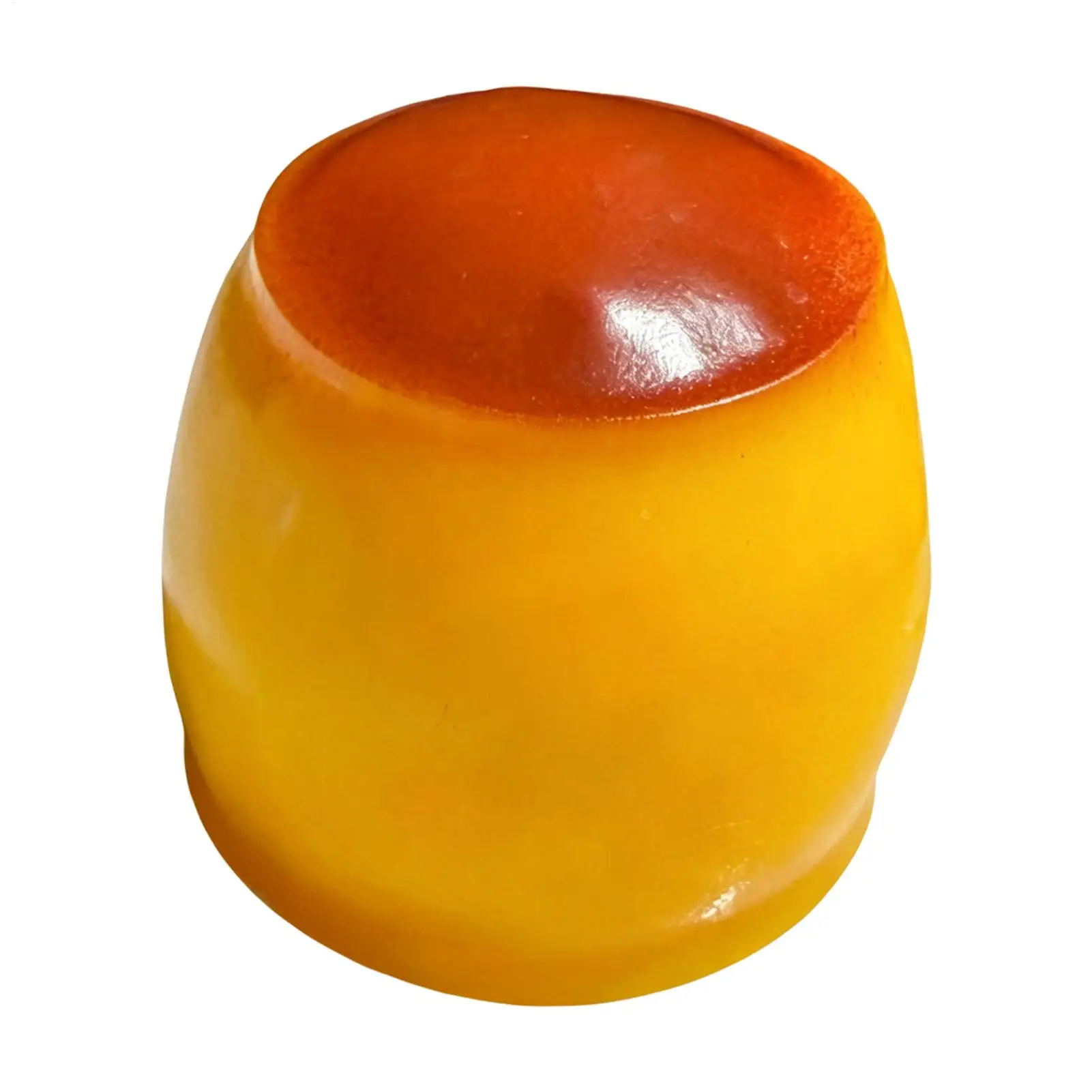 New Simulation Caramel PuddingSqueeze Toy With Crispy CrunchSound Stress Relief Toys For Adults Stress Relief Daily Play Gift