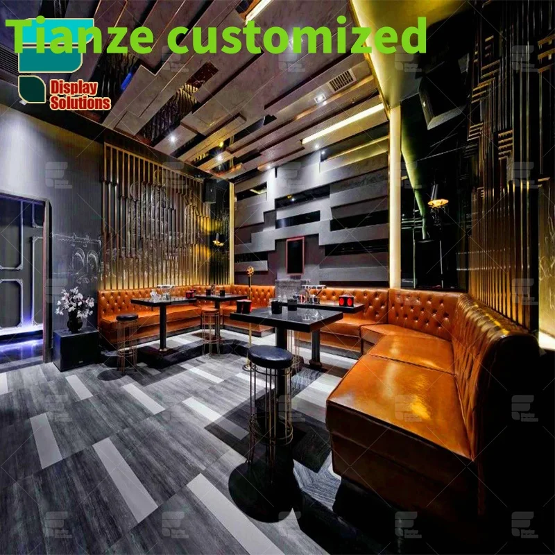 

{customized}2023 Dresses Women Night Club Night Club Equipment Nightclub Bar Counter Design Led Light Lounge Table