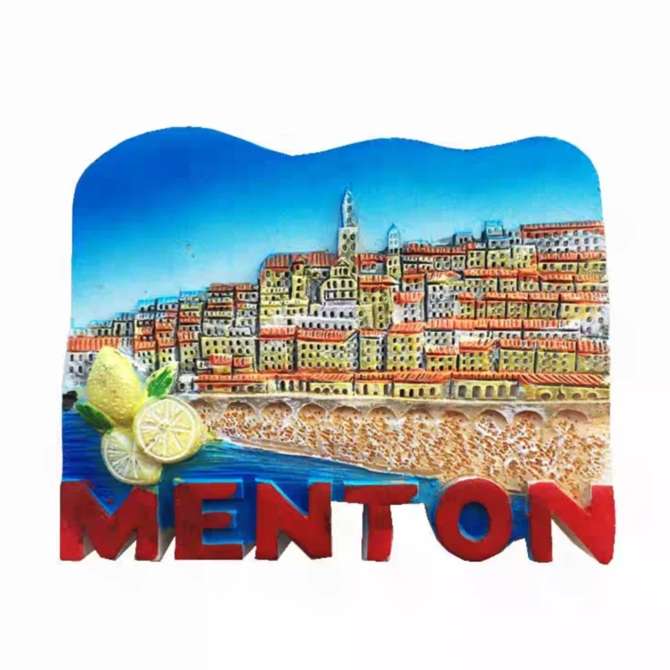 Francia nizza milano Menton Bordeaux Souvenir turistico magneti frigo articoli decorativi artigianato frigorifero magnetico regali