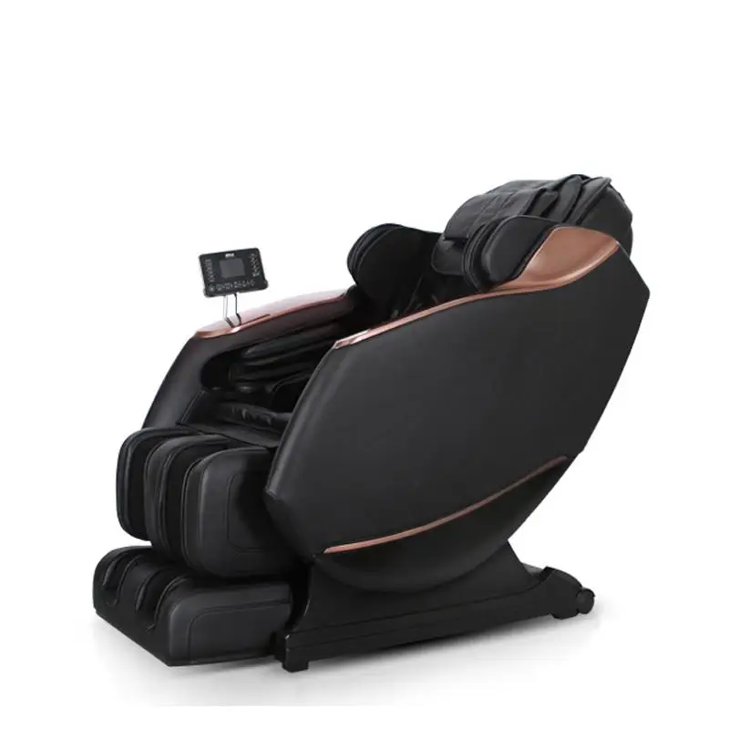 

Массажное кресло шиацу с нулевой гравитацией всего тела, SL-трековое кресло с подушкой безопасности, динамиками, сенсорным ЖК-экраном, мини-дистанционным голосовым управлением