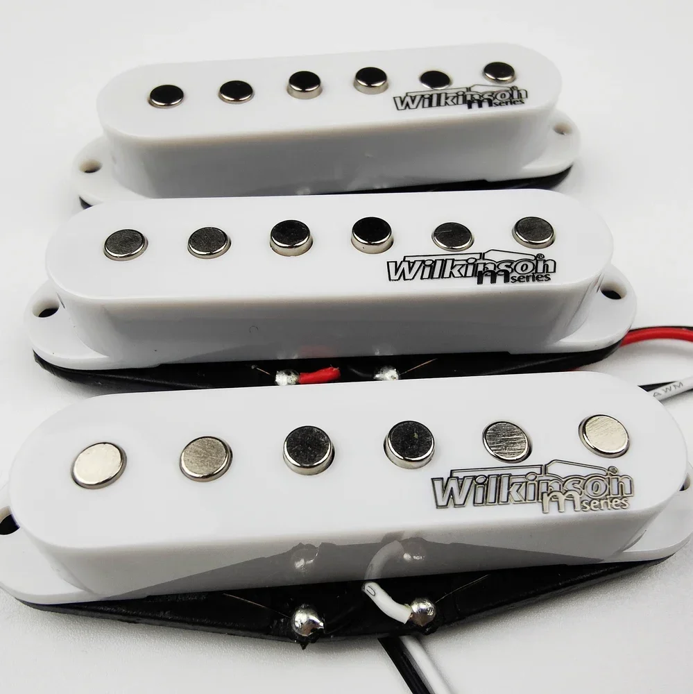 

Wilkinson Electric Guitar Pickups Lic Vintage Single Coil Pickups for ST guitar White 1 set WOVS