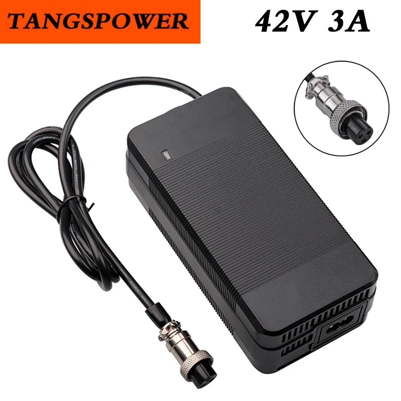 

42V 3A Lithium Battery Charger 10Series 36V 3A Charger Li-ion Battery pack Charger Fast charging