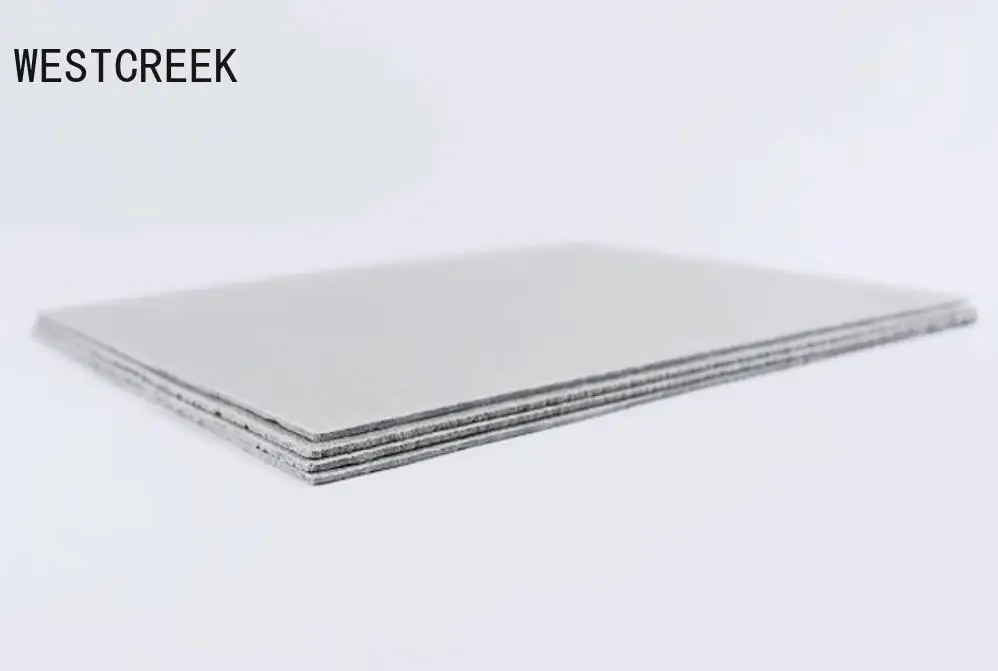 WESTCREEK 1mm 1.2mm 1.5mm 2mm 3mm thick HP5 Hard white micanite plate High temperature insulation Mica Sheet mica plate Muscovit