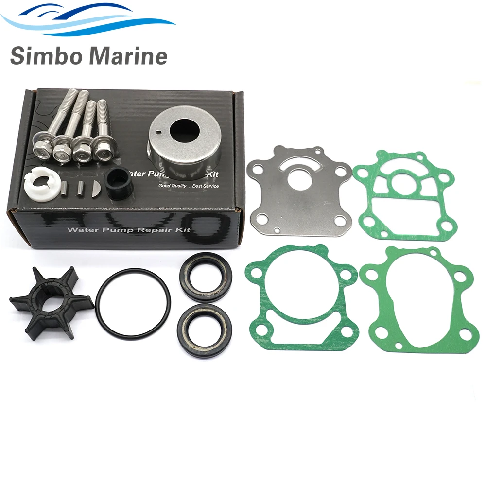 Water Pump Repair Kit for Yamaha Outboard 4 Stroke 70HP F70 F70A F70LA F70LA2 Models Boat Engine 6CJ-W0078-00 Sierra 18-3494