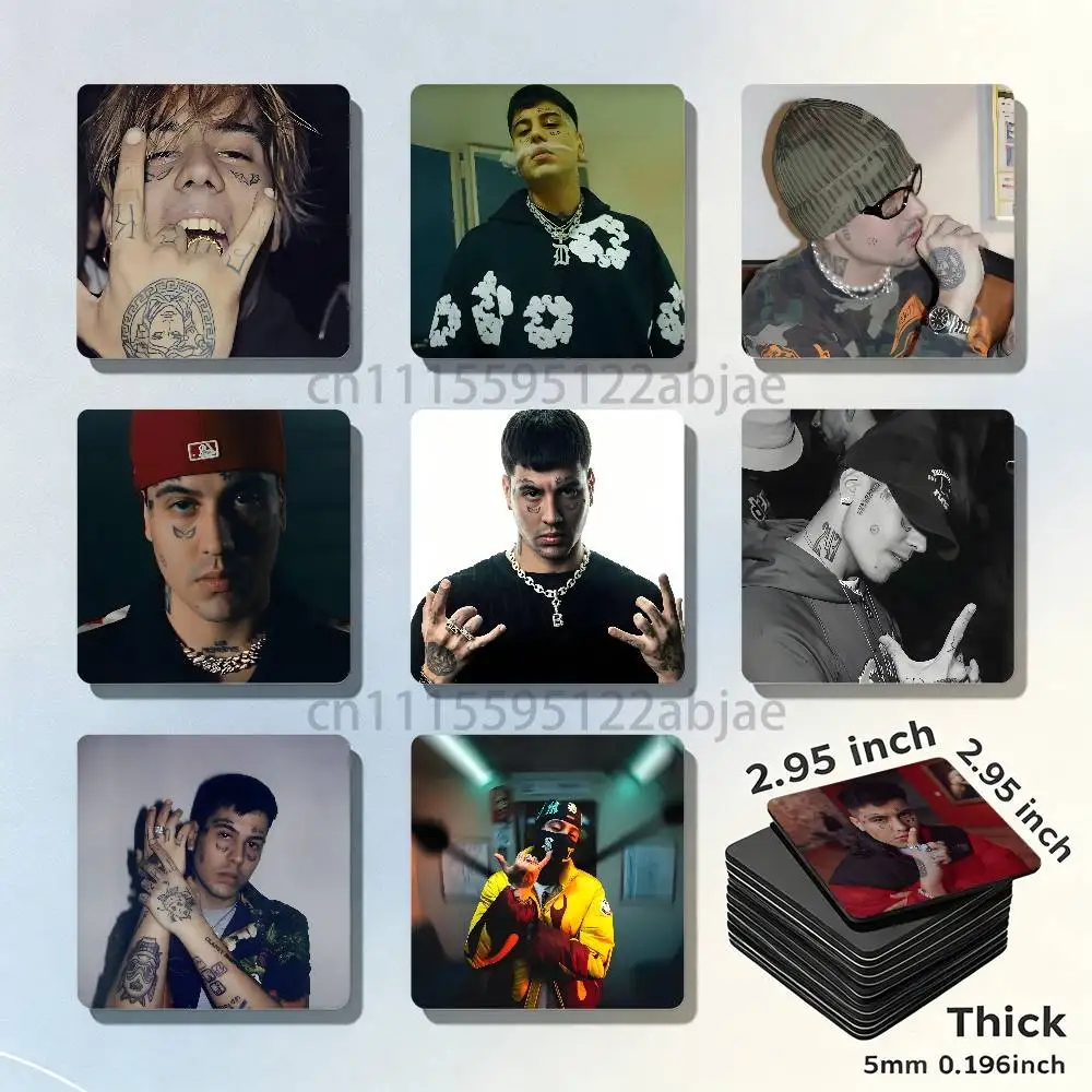 D-Duki Rapper Fridge Magnetic Magnet PVC Memorial Decor for Family Friends Students Adults
