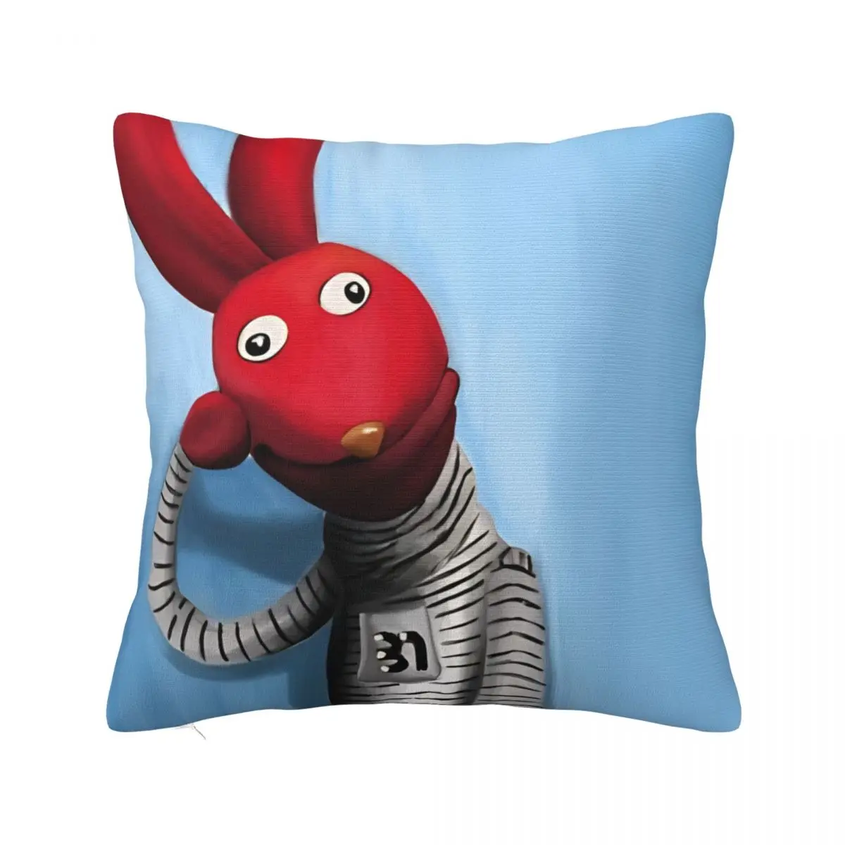 Funda de almohada Juan Carlos Bodoque, funda de cojín de poliéster decorativa, funda de almohada de dibujos animados de 31 minutos, funda para sala de estar con cremallera de 18'