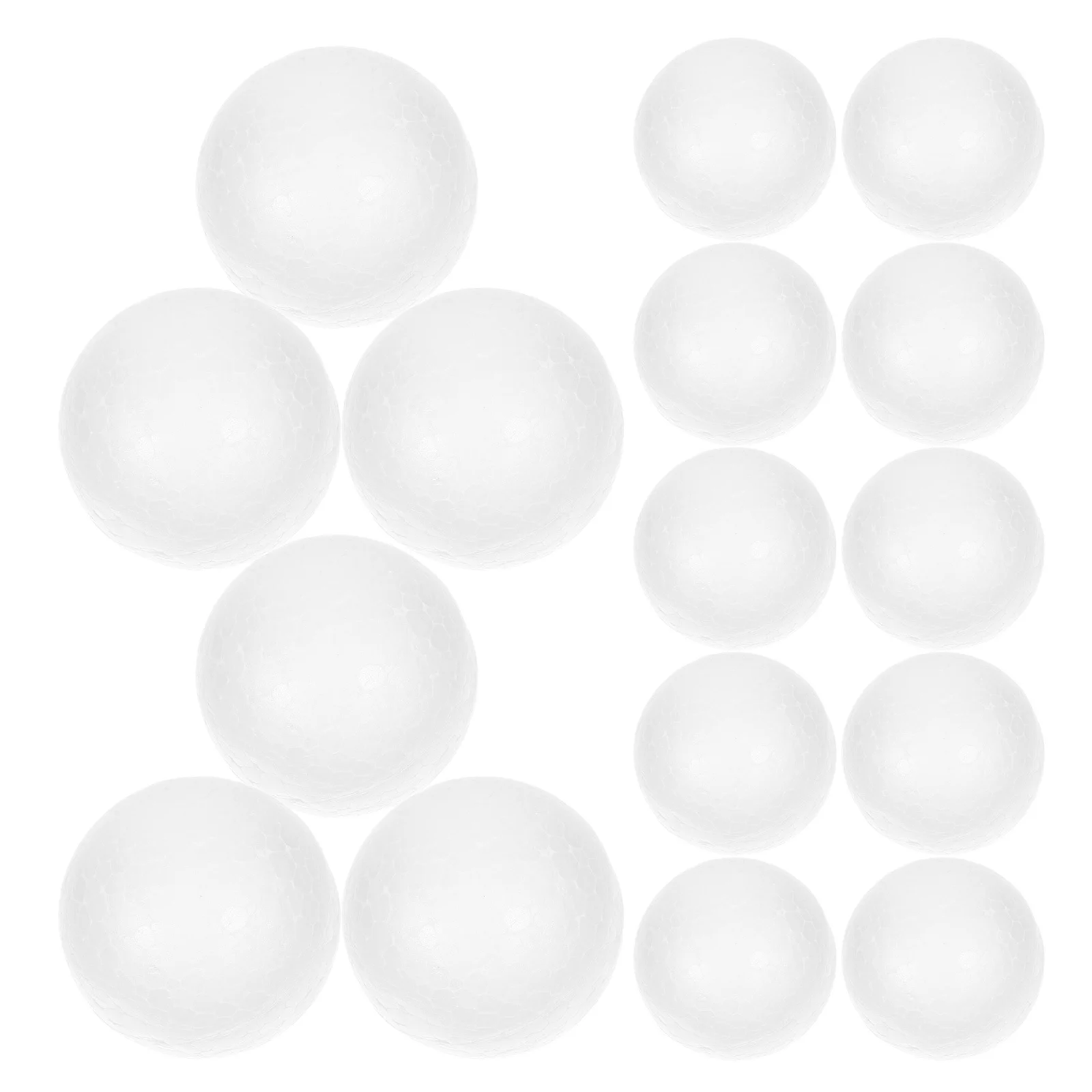 

100Pcs Styropor Craft Balls 4Cm White Foam Spheres for DIY Painting Wedding Christmas Party Decoration Art Craft Supplies